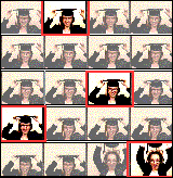 4 highlighted frames of a moviestrip