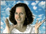 image layered with cloudy 
          background